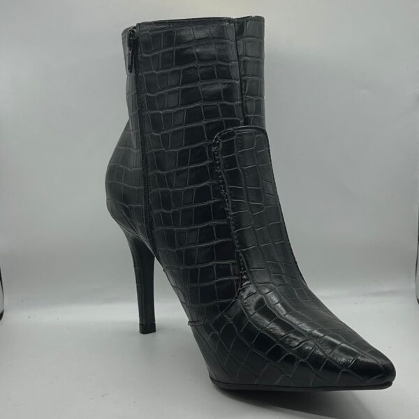 Bota Feminina Croco Bico Fino Zíper - Imagem 2
