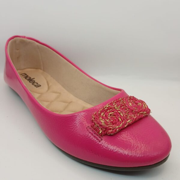 Sapatilha Moleca Paetês Rosa