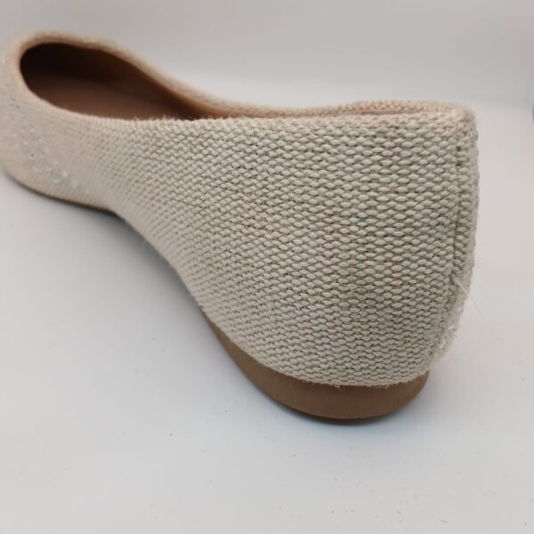 Sapatilha Off White Com Strass - Imagem 3
