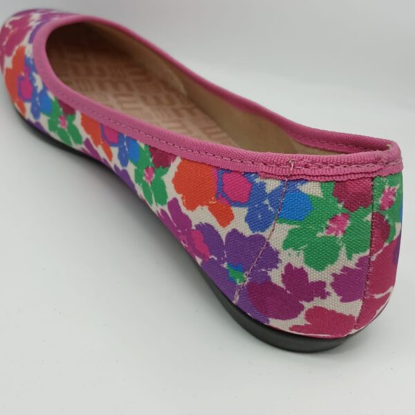 Sapatilha Tecido Floral - Imagem 2