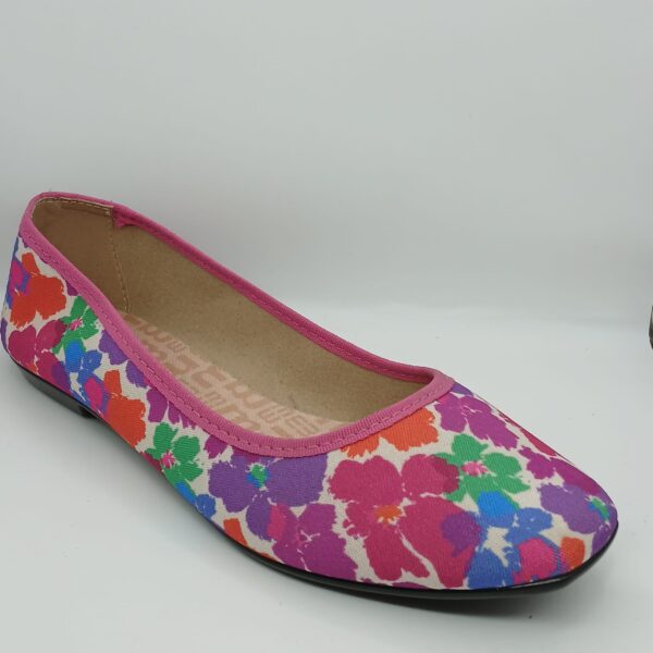Sapatilha Tecido Floral - Imagem 3
