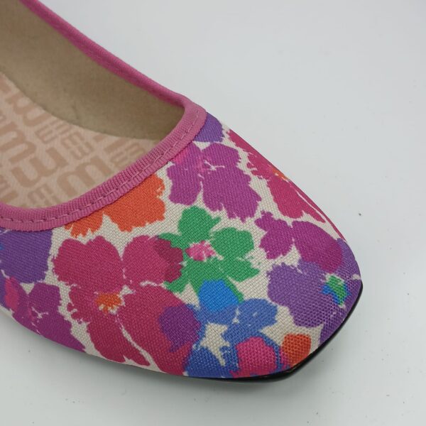Sapatilha Tecido Floral - Imagem 4