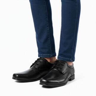 Sapato Social Masculino Preto Clássico com Cadarço